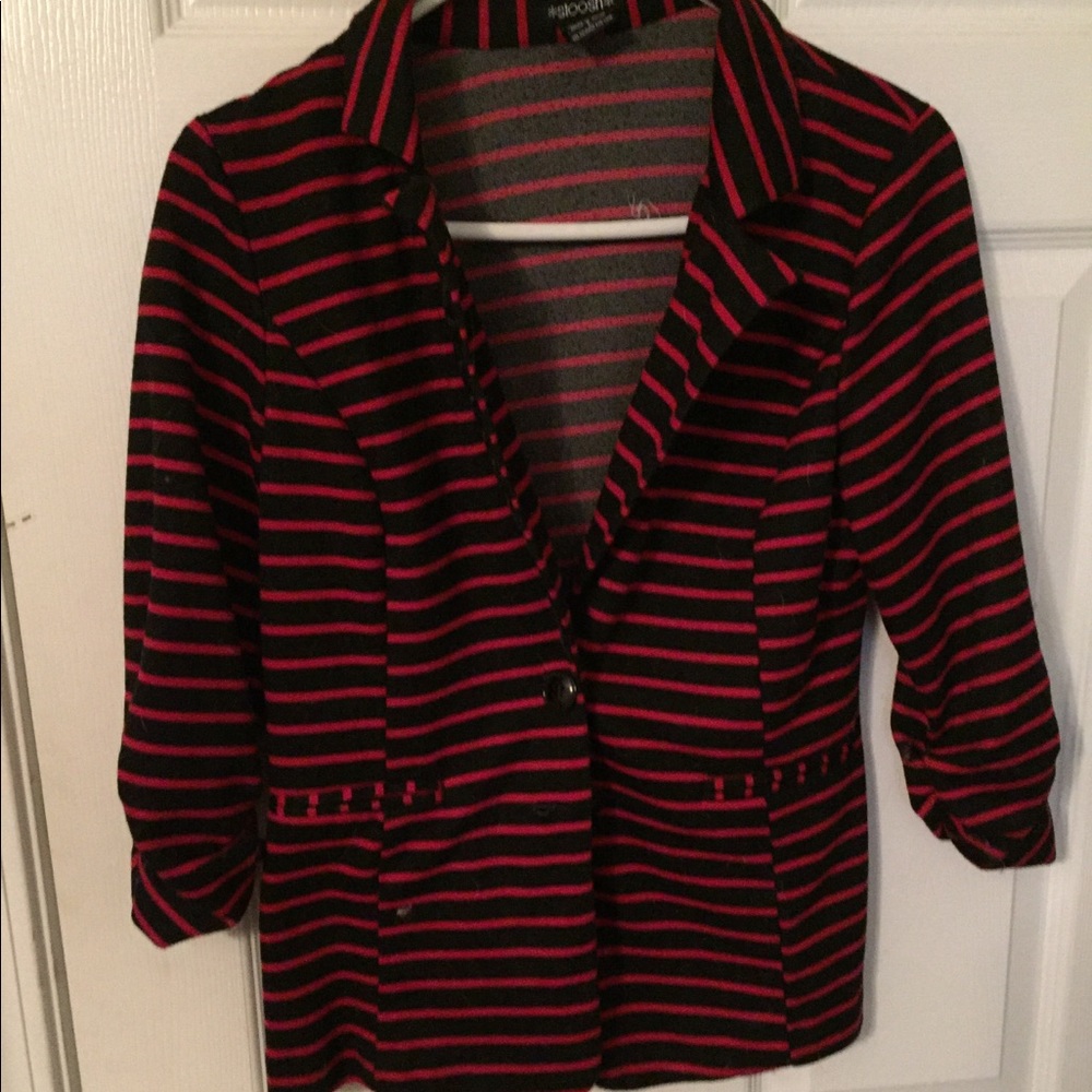 Red & black vest